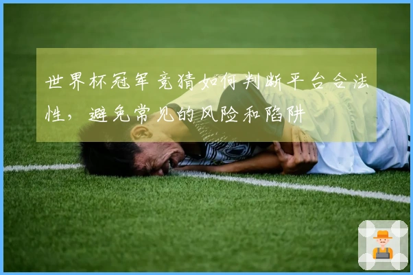 世界杯冠军竞猜如何判断平台合法性,避免常见的风险和陷阱