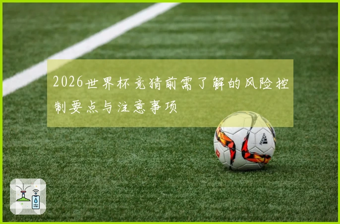 2026世界杯竞猜前需了解的风险控制要点与注意事项